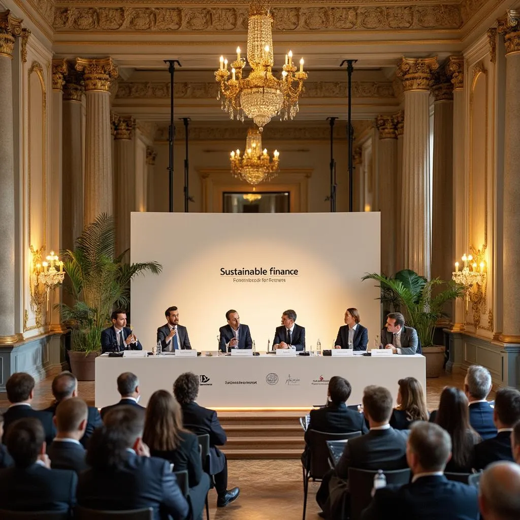 Conferenza sulla finanza sostenibile a Roma